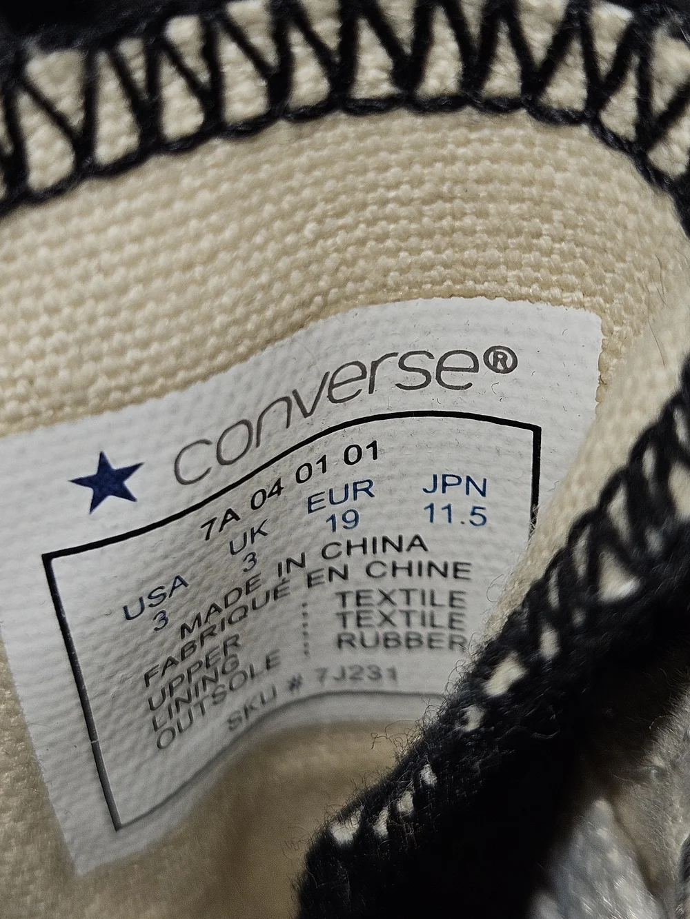 Converse Kids Black and White High-Top Sneakers